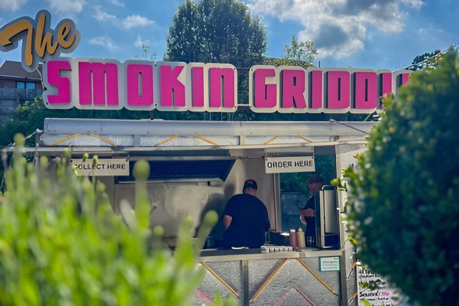 Food Pop Up in the beer garden