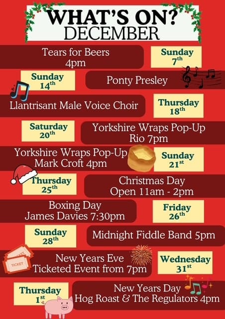 Christmas 2025 event calendar